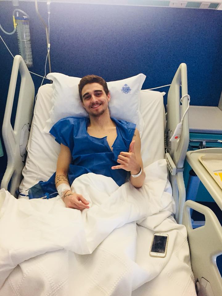 Bruno Cintra operado com sucesso