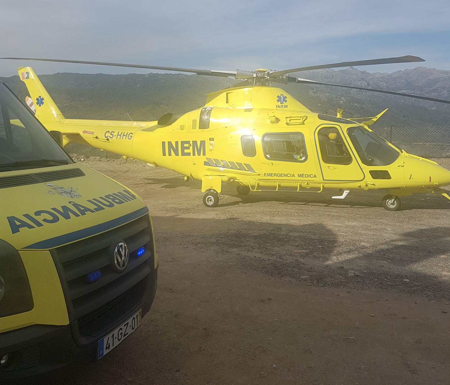 Helicóptero do INEM cai em Valongo e não há sobreviventes