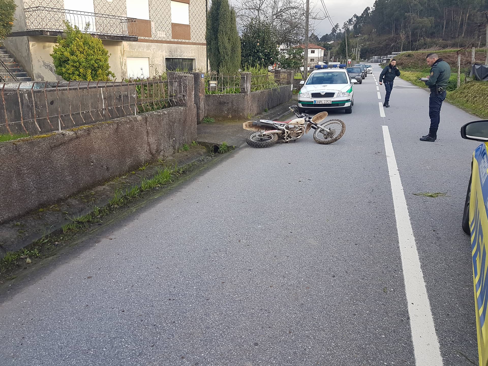 Morreu a vítima de despiste de mota em Vila Verde