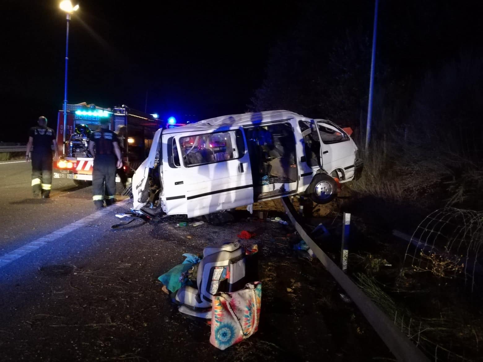 ? Acidente na A11 faz nove feridos entre os quais um bebé