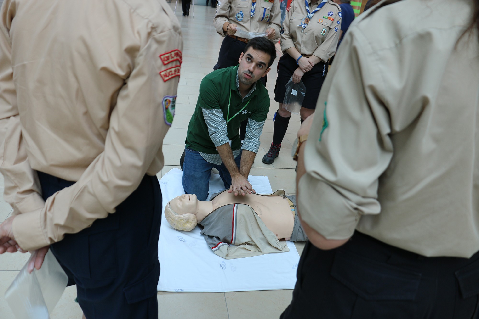Escuteiros aprendem como salvar vidas no Hospital de Braga