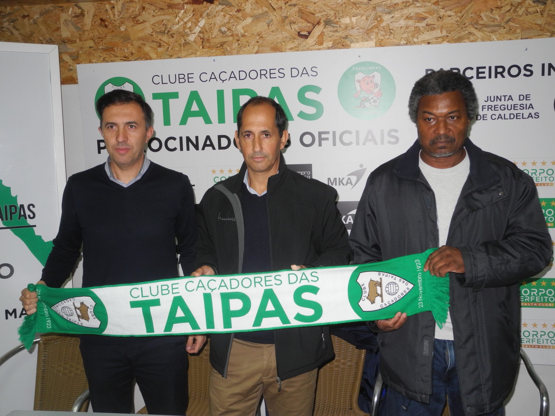 Taipas apresentou técnico Basílio Marques
