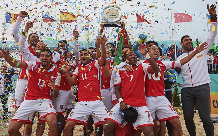 Sp. Braga no Mundialito de clubes de Futebol de Praia