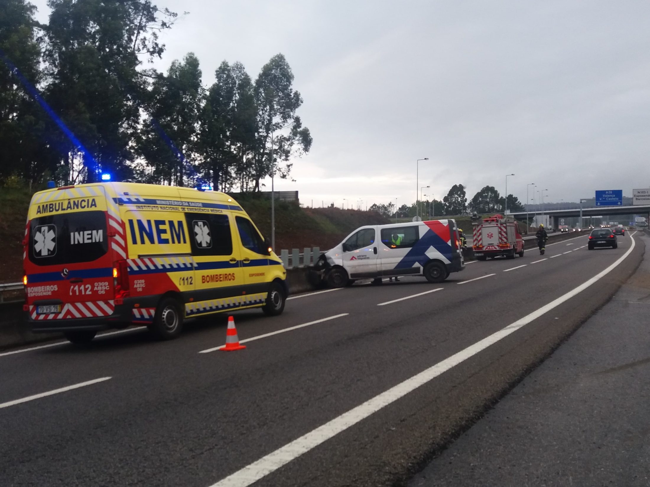 Acidente na A28 provocou um vítima em Esposende