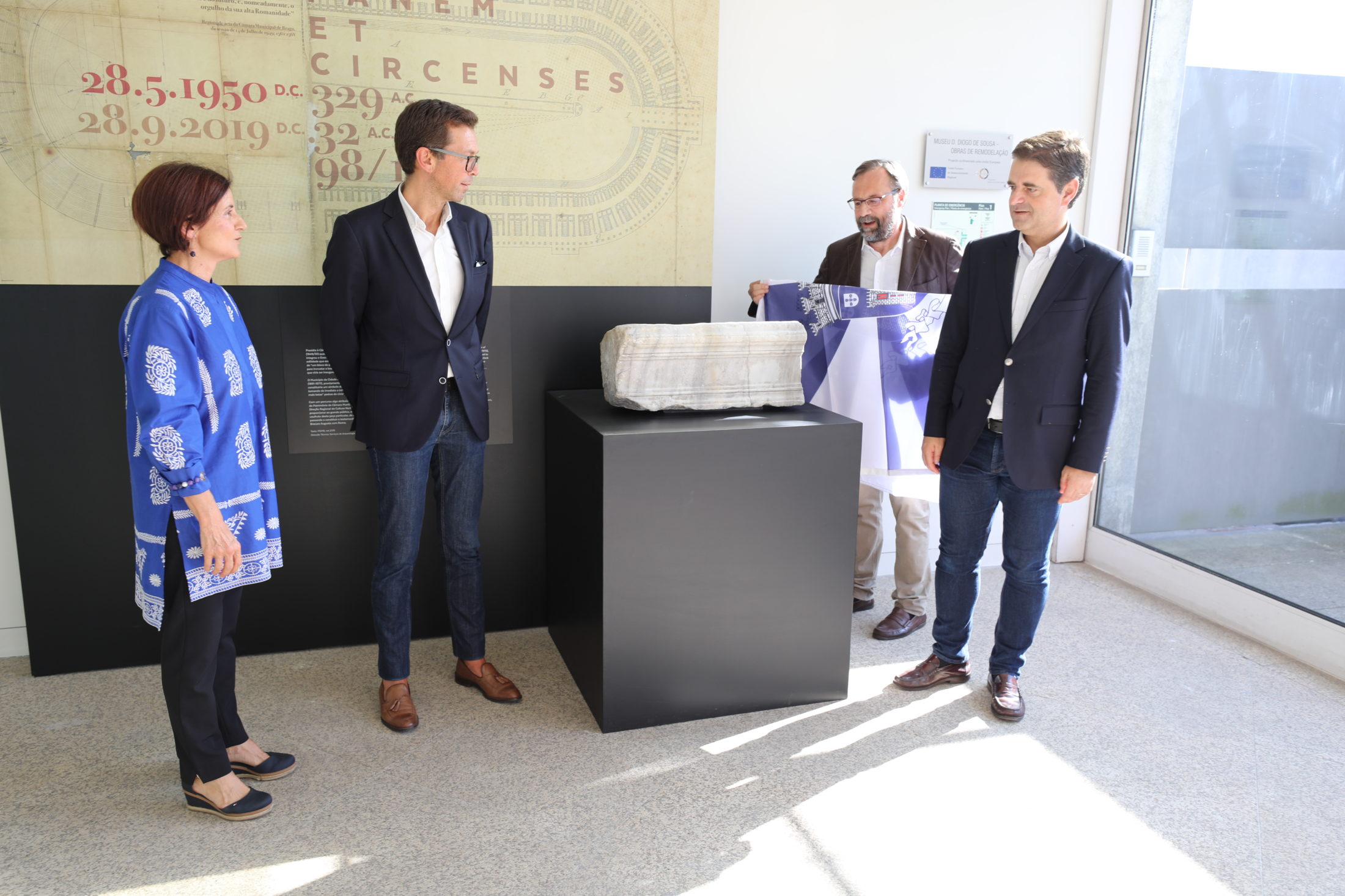 Museu D. Diogo de Sousa recebe peça do Circo Máximo de Roma