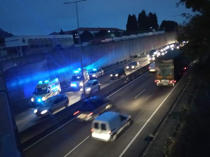 Acidente na Circular Urbana de Braga faZ um ferido