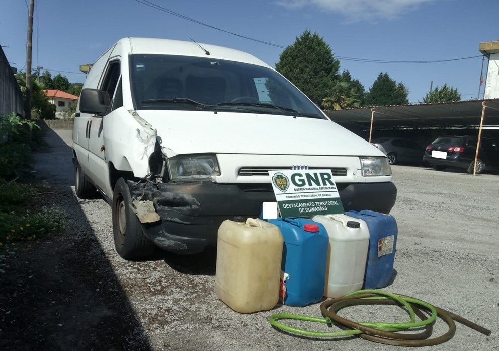 Apanhados na Póvoa de Lanhoso após por furto de combustível