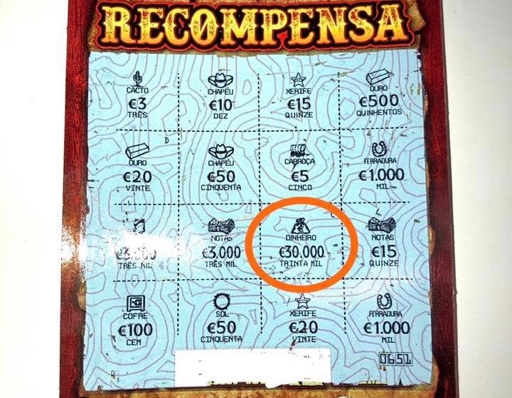 "Recompensa" dá 30 mil euros para apostador de Riba de Ave