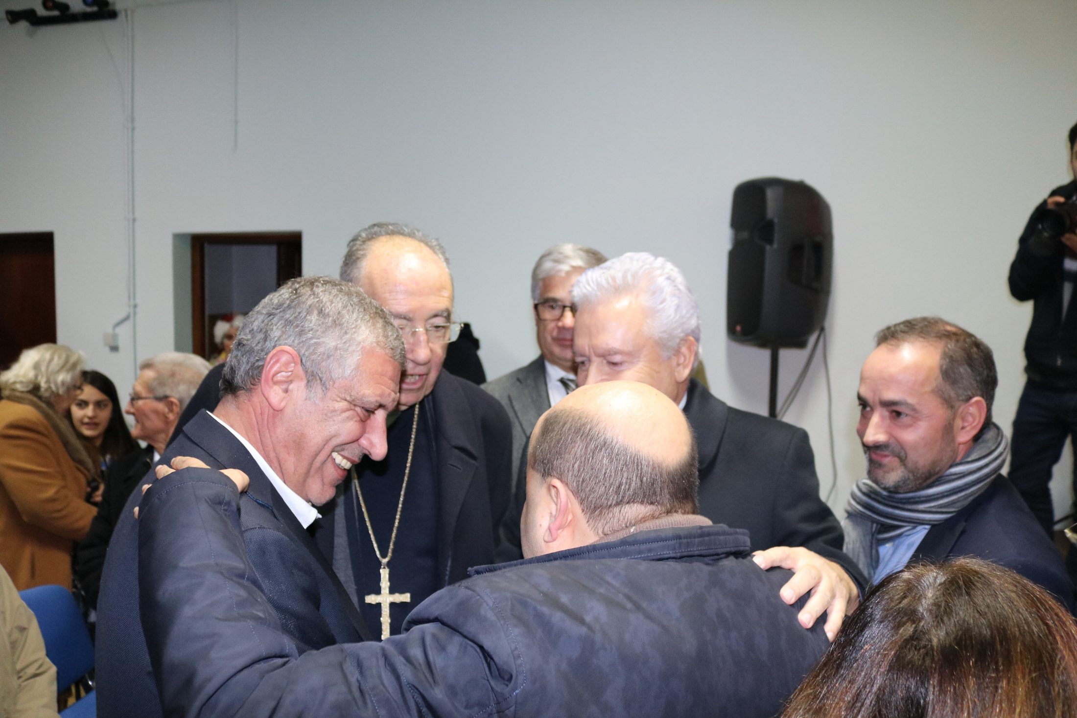 D. Jorge Ortiga e Fernando Santos  "embaixadores" dos presépios de Garfe