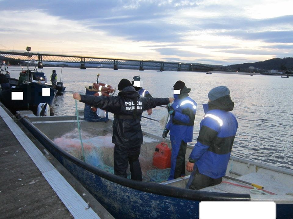 Polícia Marítima efetua fiscalização no rio Lima e apreedeu "arte ilegal"
