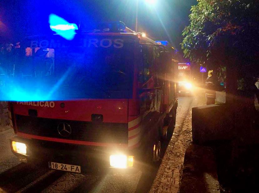 Incêndio urbano em Lousado mobilizou bombeiros