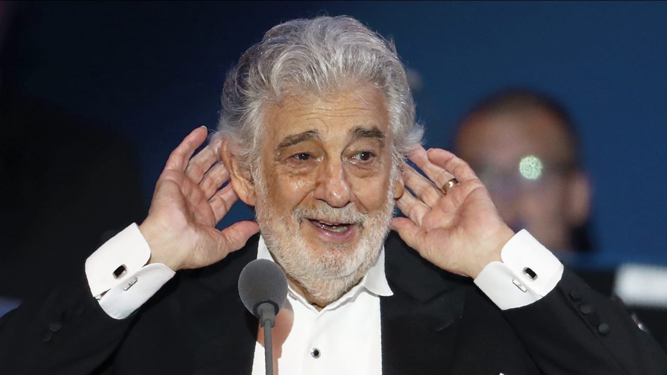 Tenor Plácido Domingo infetado
