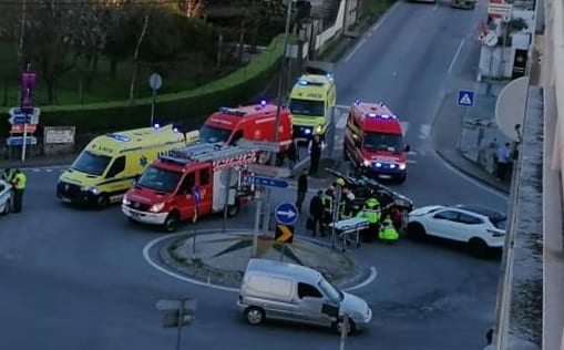 Dois feridos em acidente na Vila do Prado