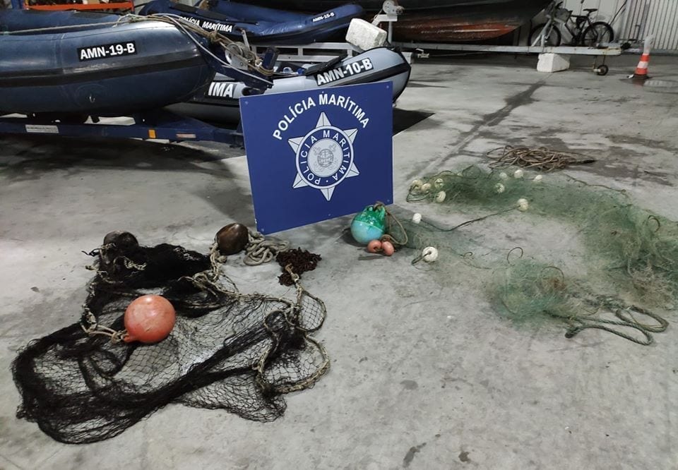 Polícia Marítima apreende artes de pesca em Monção