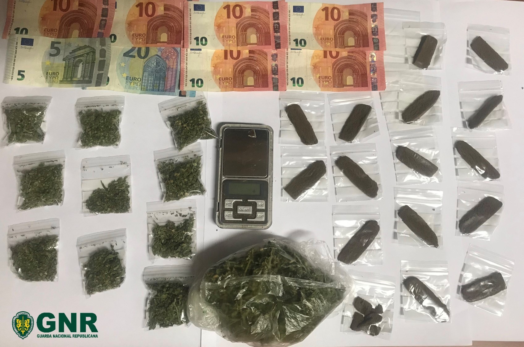 Detido por tráfico de estupefacientes no Monte Fralães
