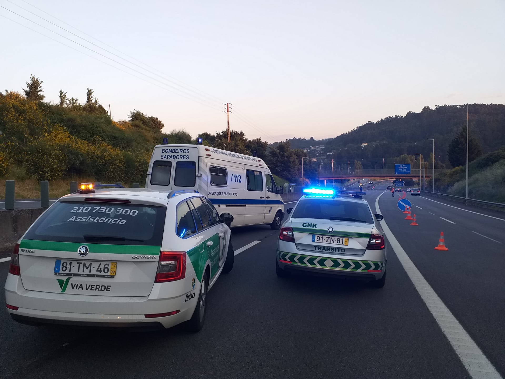 Motociclista de Famalicão morre na Circular de Braga