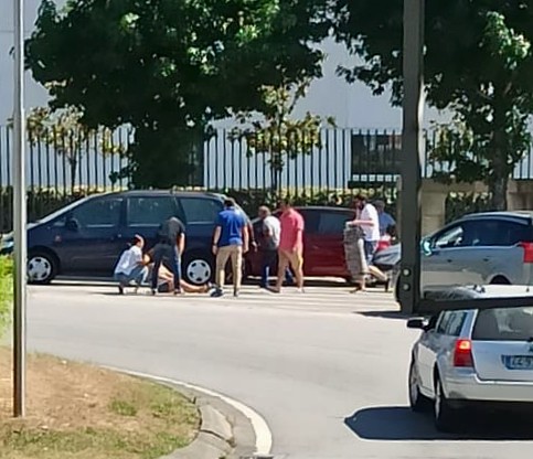 Mulher atropelada na "passadeira do costume" junto ao INL