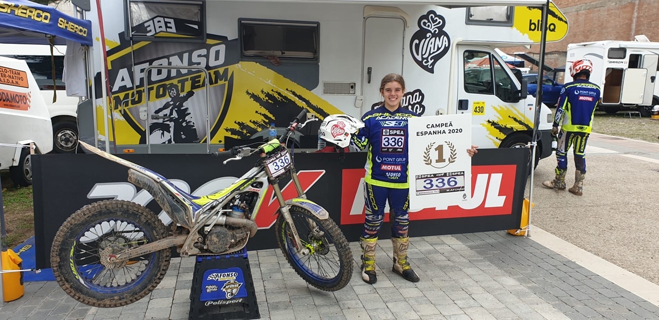 É de Viana a campeã de Espanha em moto trial