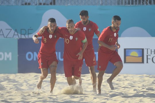 Portugal é bicampeão europeu de futebol de praia