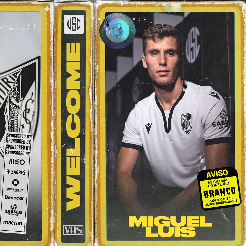 Miguel Luís (ex-Sporting) assina pelo Vitória de Guimarães