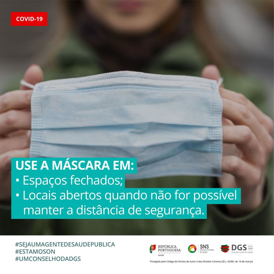 Portugal pode chegar aos três mil novos casos por semana