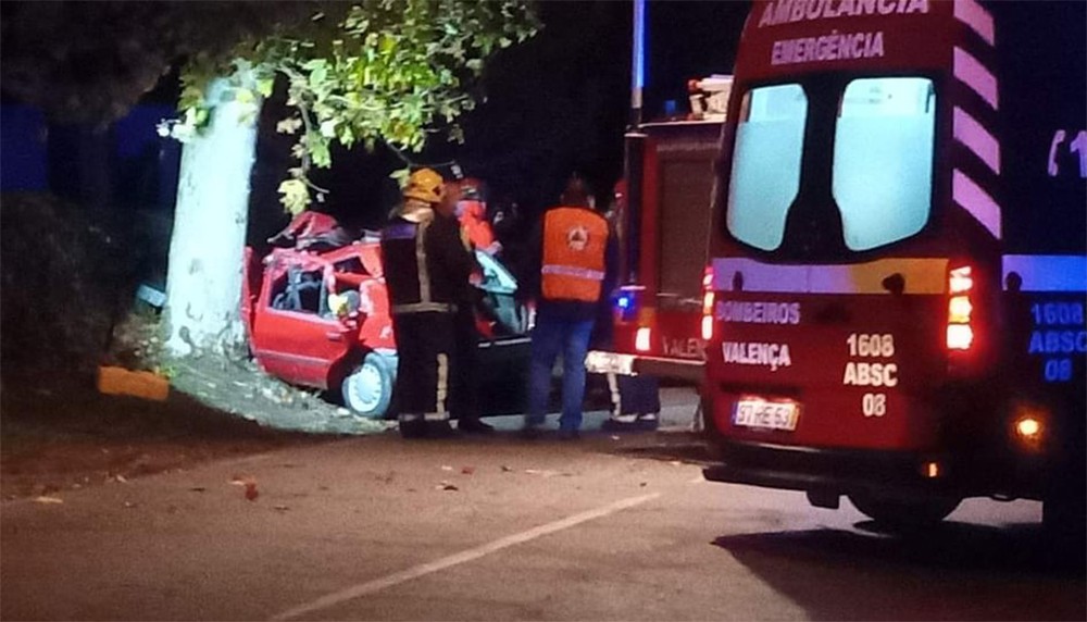 Morreu segunda vítima de acidente em Valença