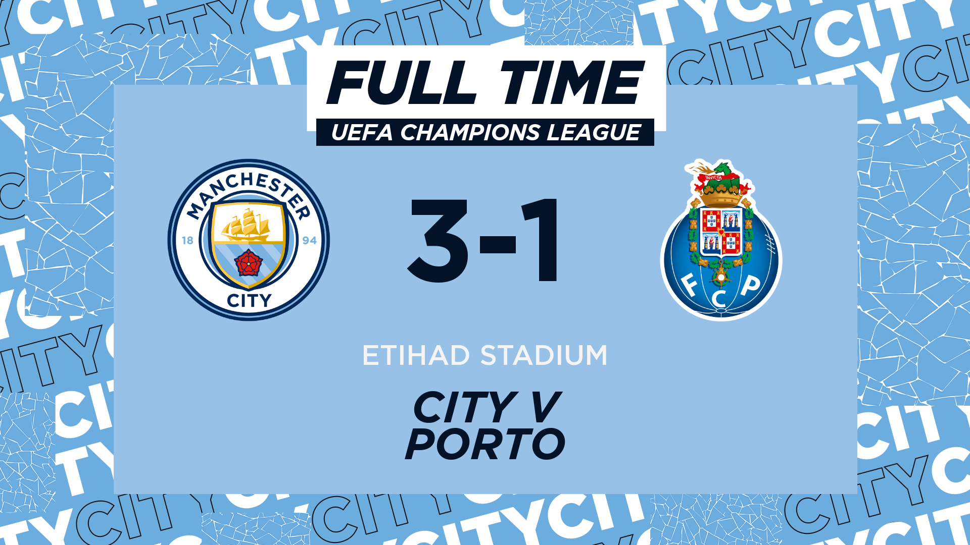 Manchester City abate FC Porto