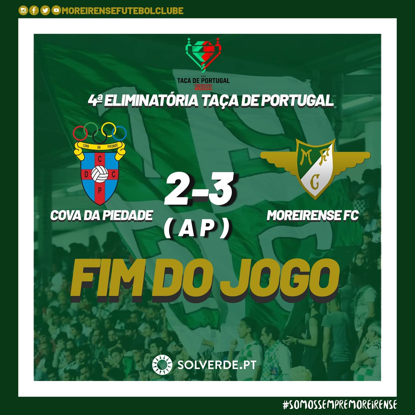 Veja aqui o resumo da vitória do Moreirense no reduto do Cova da Piedade