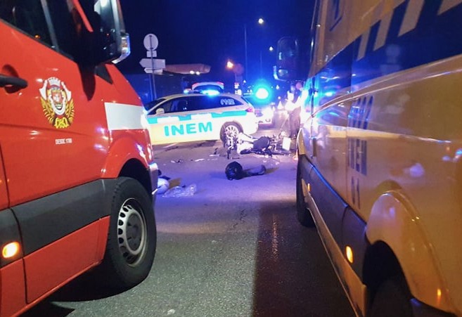 Um ferido grave entre as vítimas de acidente na EN202 em Viana