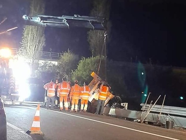 Braga: Camião sofre despiste no nó de Celeirós da A11