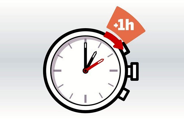 Relógios avançam uma hora na madrugada de domingo