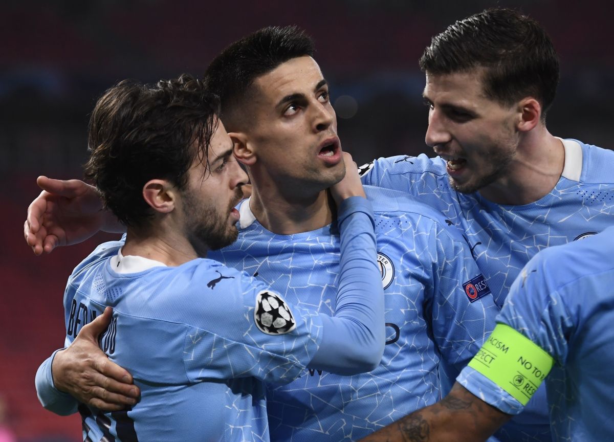 Trio português do City nas meias-finais da Champions League