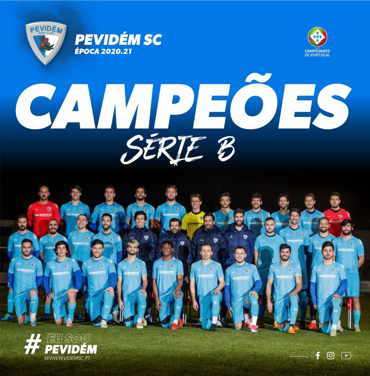 Pevidém SC venceu Série B e vai lutar pela subida à II Liga - Diário do  Minho