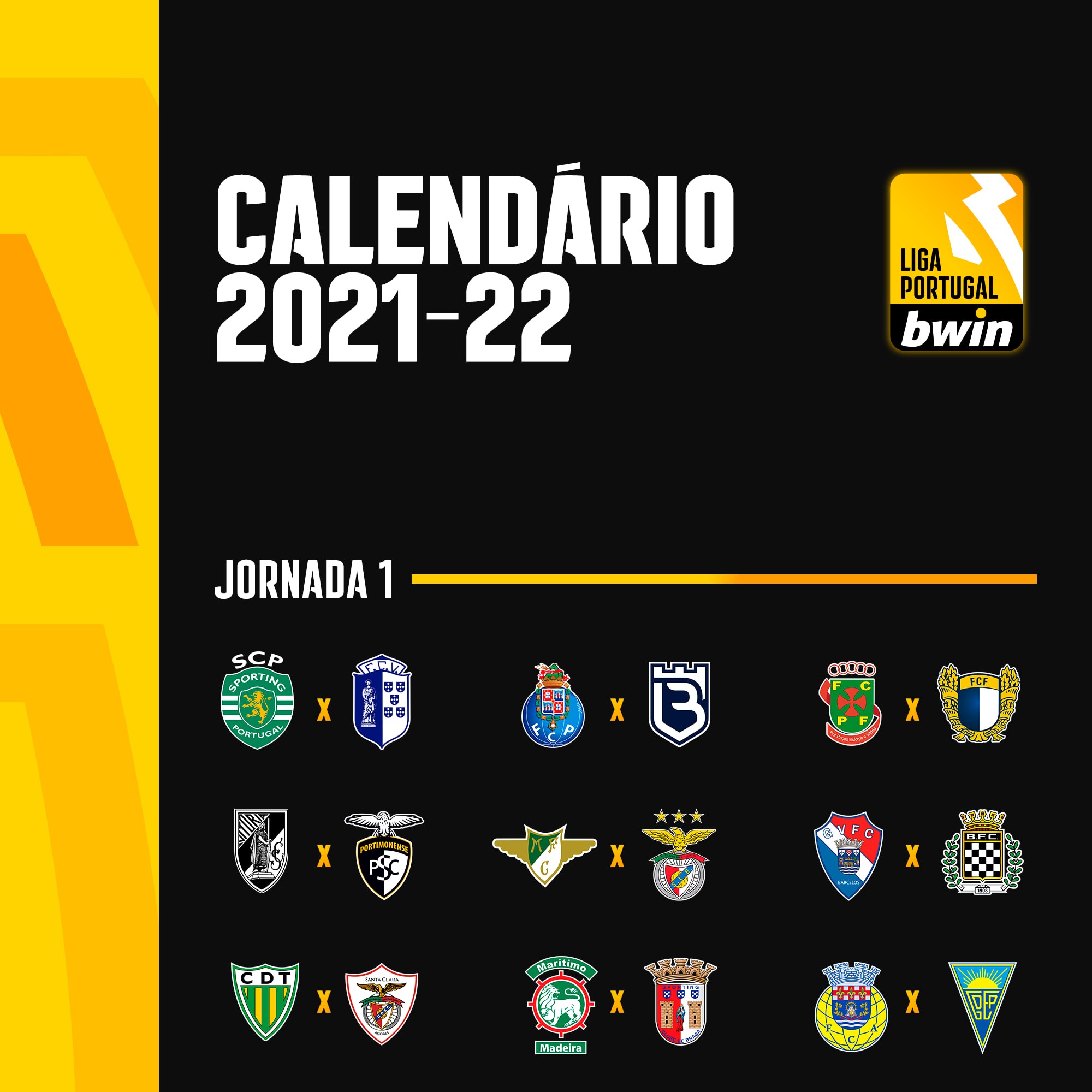 Vizela começa Alvalade, SC Braga na Madeira e Moreirense recebe Benfica