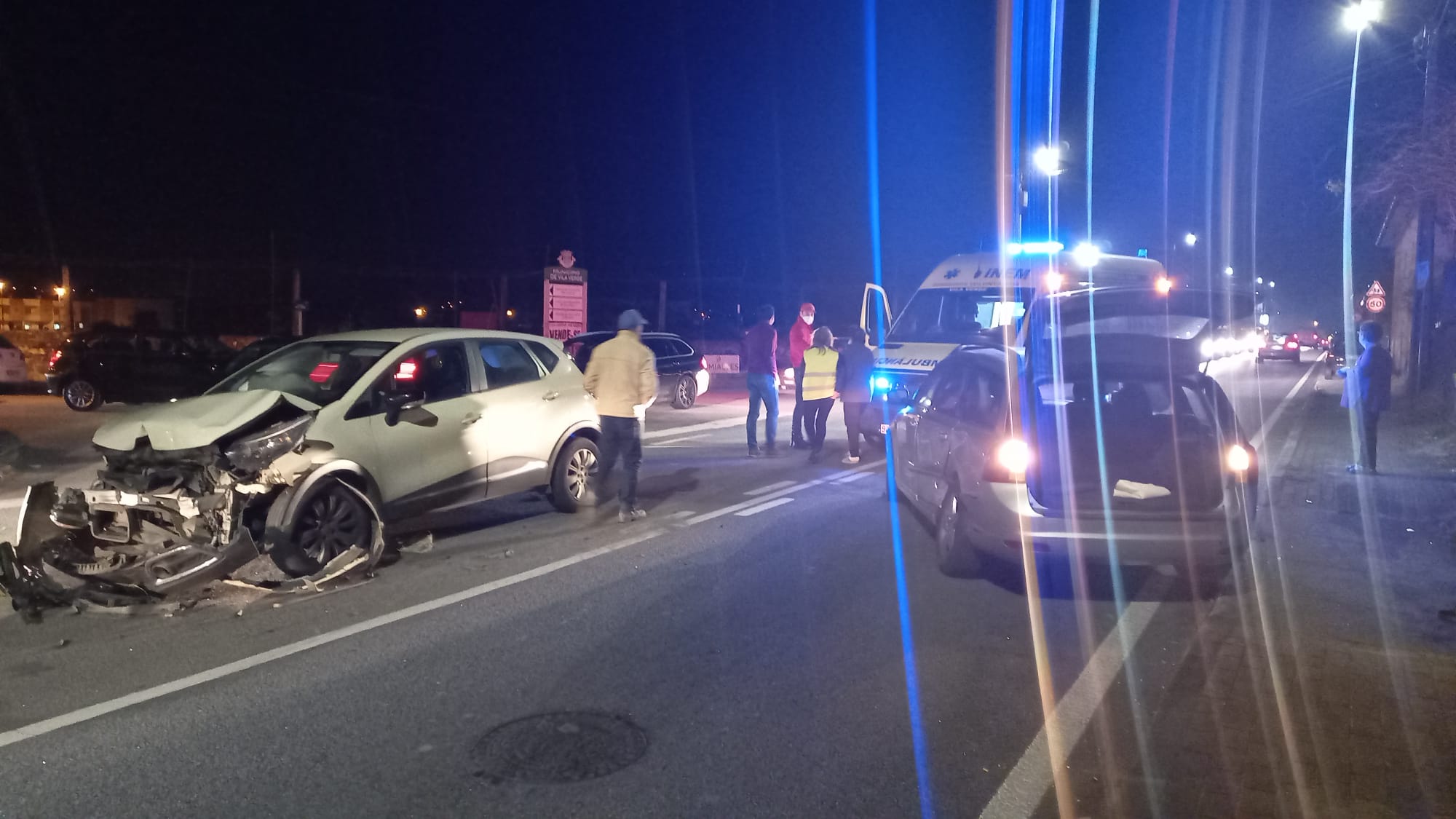 Acidente na EN101 faz um ferido em Vila Verde