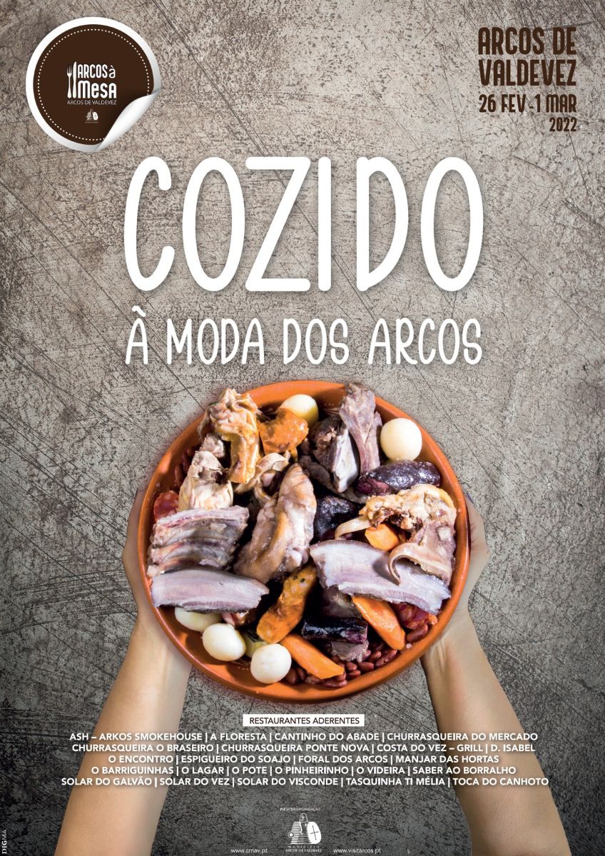 Fim de semana gastronómico com cozido à moda dos Arcos