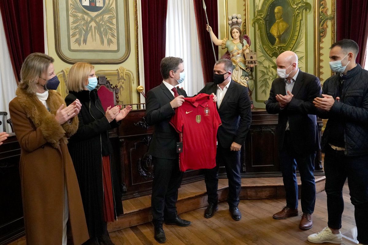 "Bracarenses" bicampeões europeus homenageados na Câmara Municipal de Braga