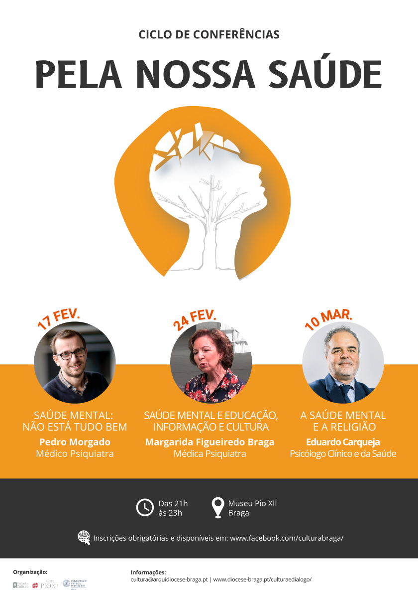 Pastoral da Cultura de Braga promove ciclo de conferências sobre a saúde mental