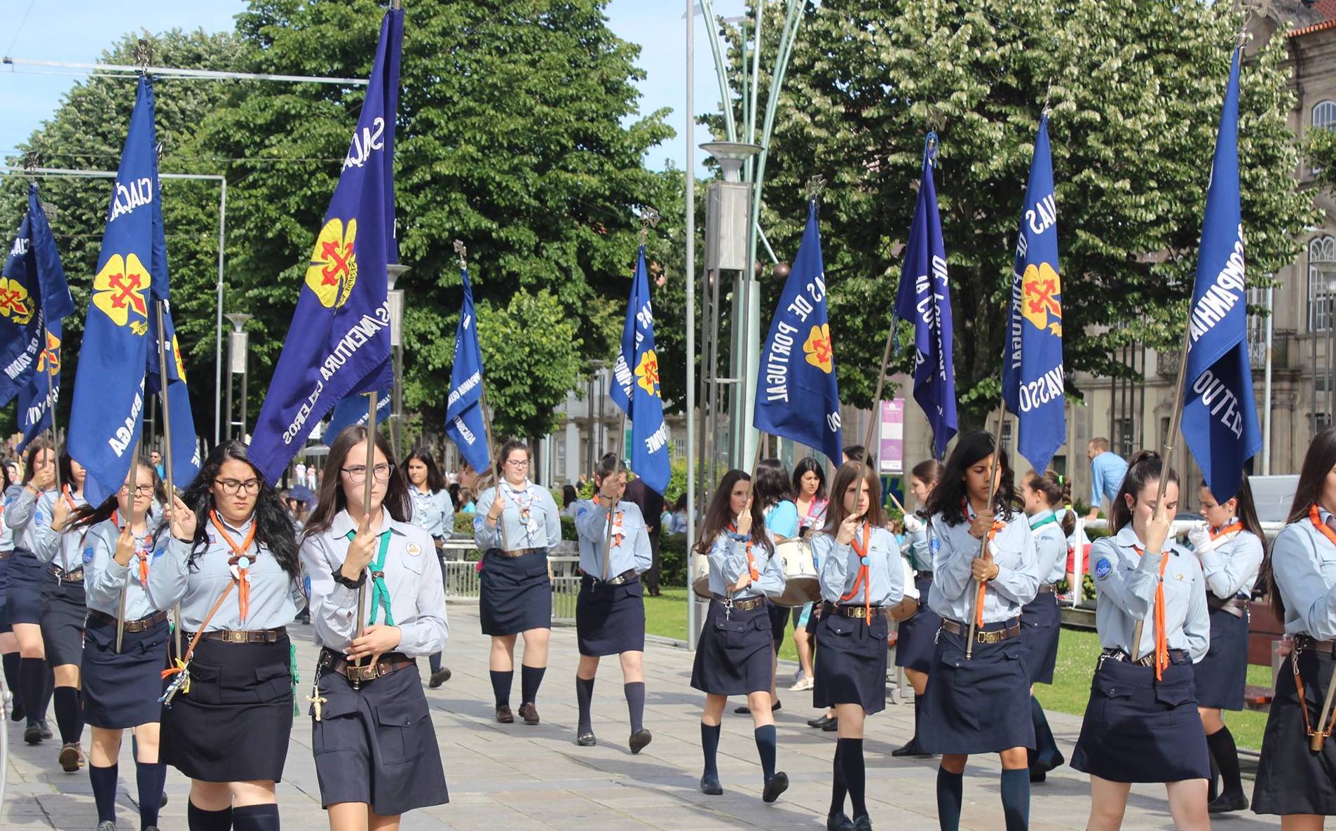 Guias celebram Dia Mundial do Pensamento em Joane