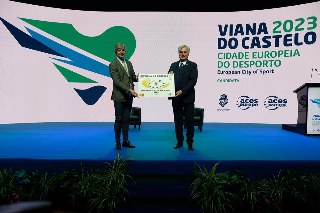 Viana do Castelo oficializada como Cidade Europeia do Desporto em 2023