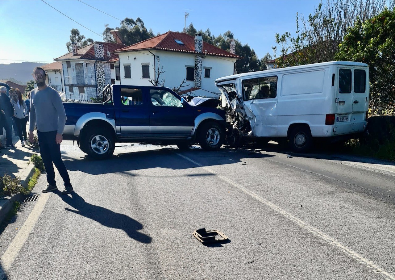 Um ferido grave entre as vítimas de acidente na EN308 em Viana do Castelo