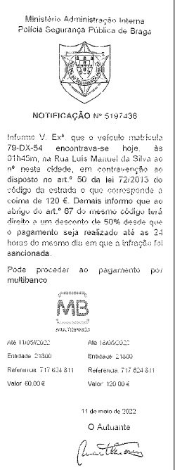 PSP alerta para tentativa de burla com multas com descontos