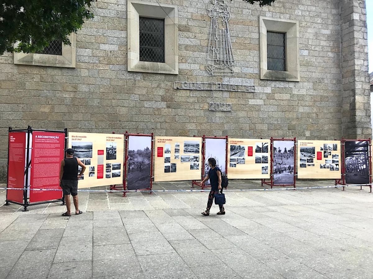 Guimarães mostra em 75 fotografias épica reconstrução da praça de toiros