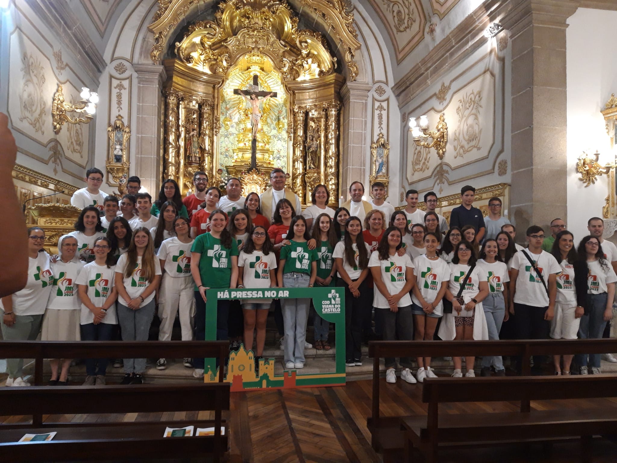 Jovens de Viana celebraram “Km 11” na igreja de Vila de Punhe