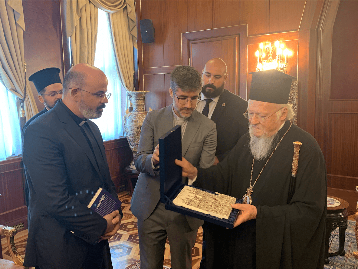 Patriarca Bartolomeu de Constantinopla recebeu a delegação portuguesa