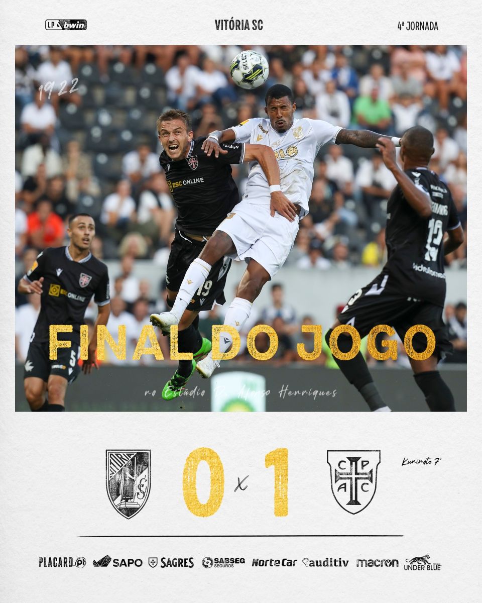 Vitória SC derrotado pelo Casa Pia