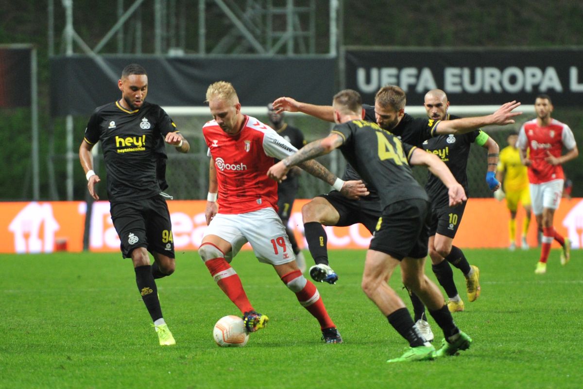 SC Braga derrotado pelo St. Gilloise