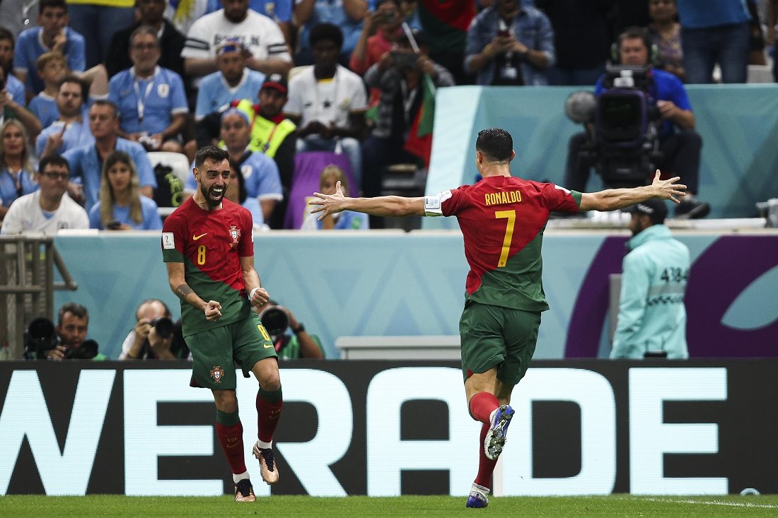 Mundial 2022. Portugal - Uruguai é o jogo mais visto com mais de 5 milhões de telespetadores