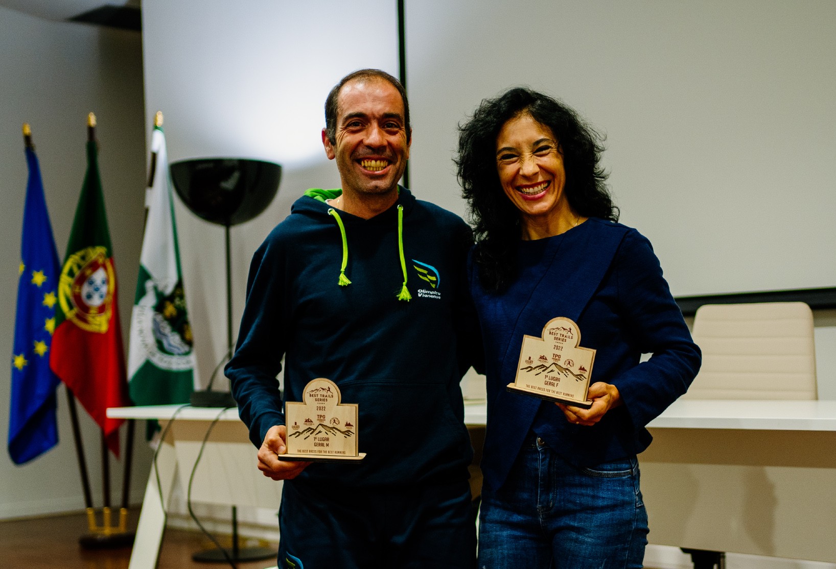 Sandra Ferreira e Emílio Carvalho foram os vencedores do Circuito Best Trail Series 2022