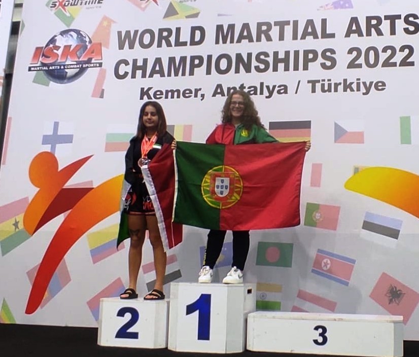 Liane Moura e Joana Coutinho medalhas de ouro e bronze